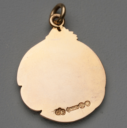 Edwardian Antique Gold Natal Cadet Bisley Medallion